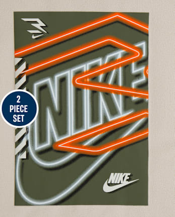 Toddler Boys Nike 3BRAND™ by Russell Wilson Graphic 2-Piece Outfit Set