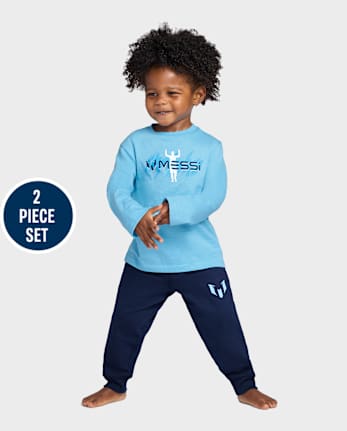 Toddler Boys Messi™ Fleece 2-Piece Outfit Set