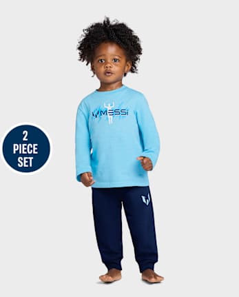 Toddler Boys Messi™ Fleece 2-Piece Outfit Set