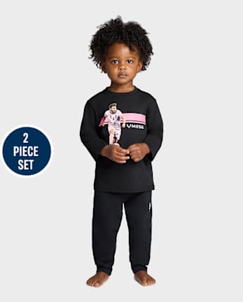 Toddler Boys Messi™ Fleece 2-Piece Outfit Set