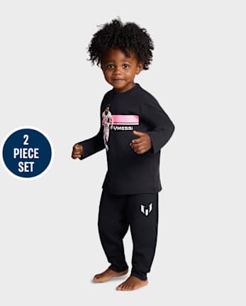Toddler Boys Messi™ Fleece 2-Piece Outfit Set