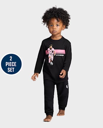 Toddler Boys Messi™ Fleece 2-Piece Outfit Set