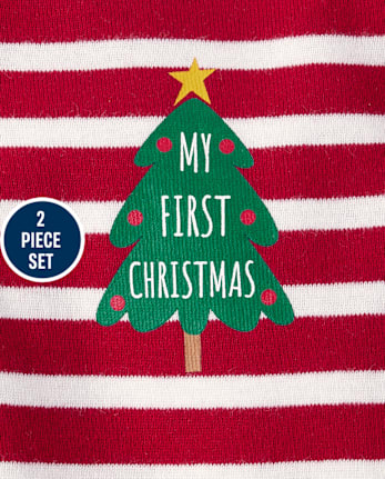 Baby First Christmas 2-Piece Playwear Set
