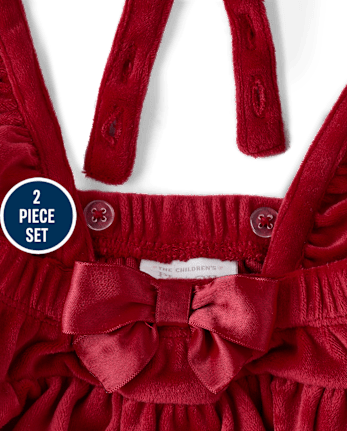 Baby Girls Ruffle Bubble Skirt 2-Piece Playwear Set