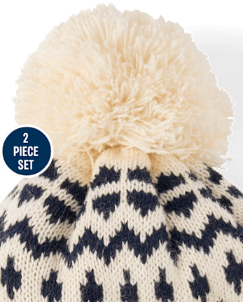 Toddler Boys Fairisle 2-Piece Cold Weather Set