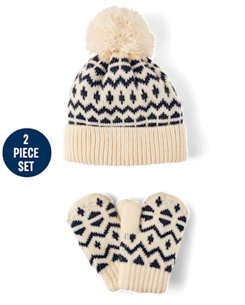 Toddler Boys Fairisle 2-Piece Cold Weather Set