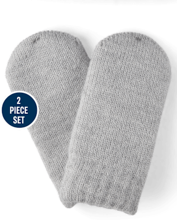 Baby Boys Bear Cable Knit 2-Piece Cold Weather Set