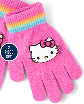 Ensemble 2 pièces Hello Kitty® Cœur Arc-en-ciel pour filles, idéal par temps froid