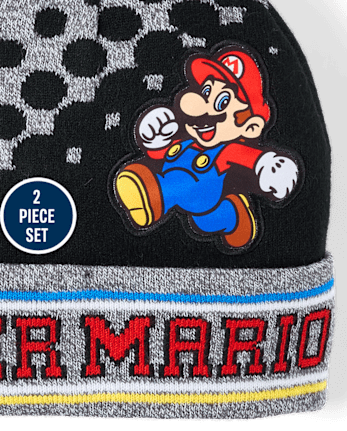 Boys Super Mario 2-Piece Cold Weather Set