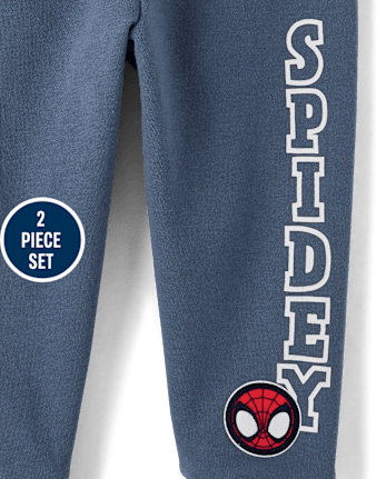 Baby And Toddler Boys Spideyâ¢ 2-Piece Outfit Set