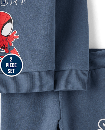 Baby And Toddler Boys Spideyâ¢ 2-Piece Outfit Set