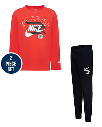 Boys Nike 3BRAND by Russell Wilsonâ¢ Fired Up 2-Piece Outfit Set