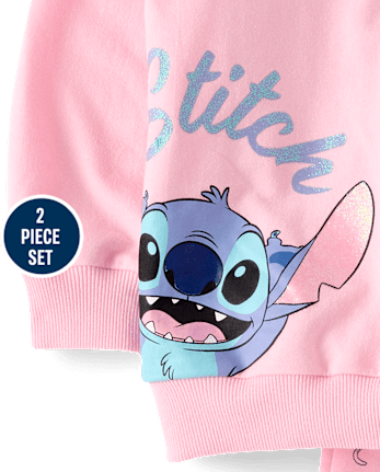 Toddler Girls Stitch™ And Angel 2-Piece Outfit Set