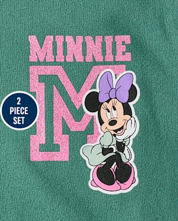 Girls Minnie Mouse 2-Piece Outfit Set