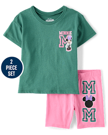 Girls Minnie Mouse 2-Piece Outfit Set