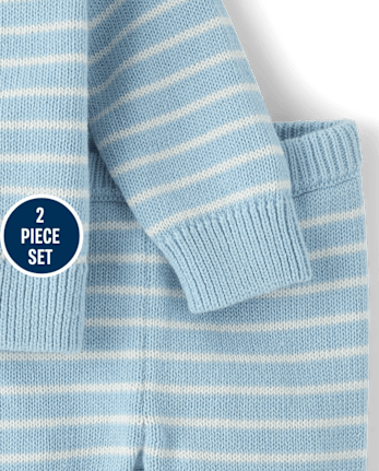 Baby Boys Striped 2-Piece Outfit Set