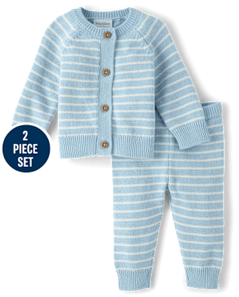 Baby Boys Striped 2-Piece Outfit Set