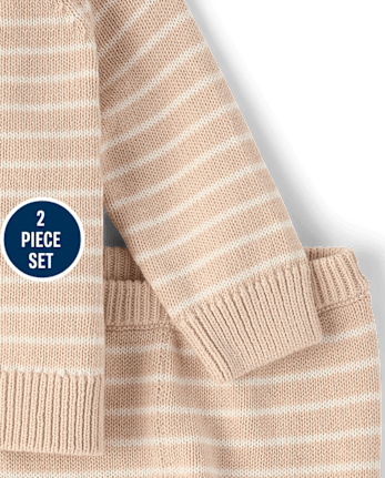 Baby Striped 2-Piece Outfit Set