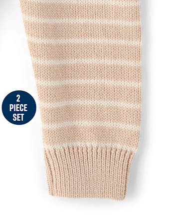 Baby Striped 2-Piece Outfit Set