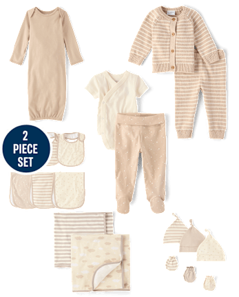 Baby Striped 2-Piece Outfit Set