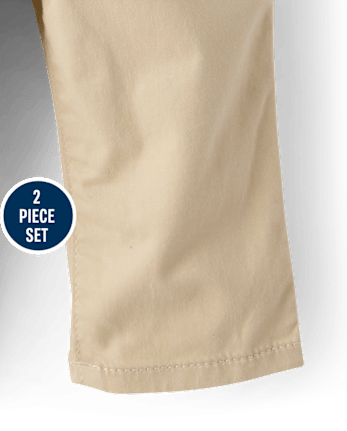 Baby Boys Dad And Me Gingham 2-Piece Outfit Set