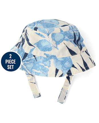 Baby Boys Tropical Romper 2-Piece Outfit Set