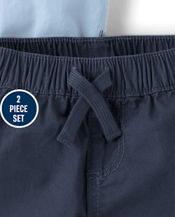 Baby Boys Bunny 2-Piece Outfit Set