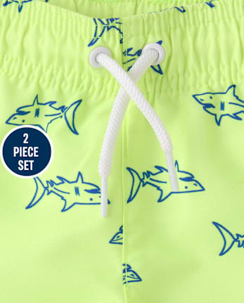 Maillot de bain anti-UV imprimé pour bébés et petits garçons