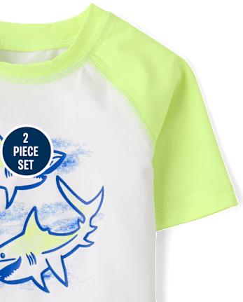 Maillot de bain anti-UV imprimé pour bébés et petits garçons