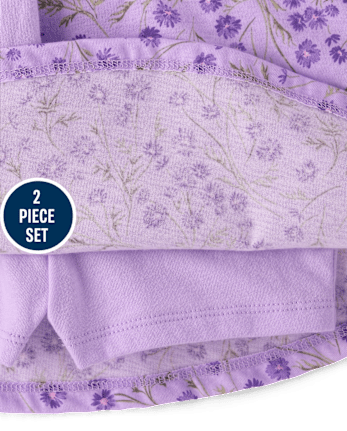 Toddler Girls Floral 2-Piece Outfit Set