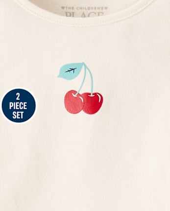 Toddler Girls Print 2-Piece Outfit Set