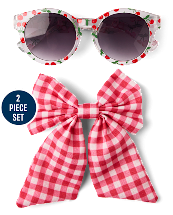 Toddler Girls Cherry 2-Piece Accessory Set