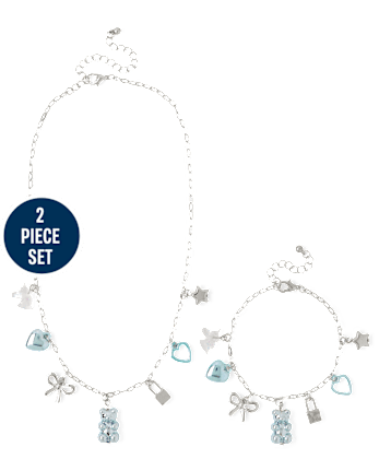 Girls Charm 2-Piece Jewelry Set
