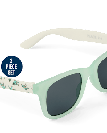 Toddler Boys Dino 2-Piece Sunglasses Set