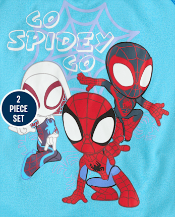 Toddler Boys Spidey™ Rashguard Swimsuit