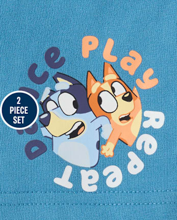 Toddler Boys Bluey™ 2-Piece Outfit Set
