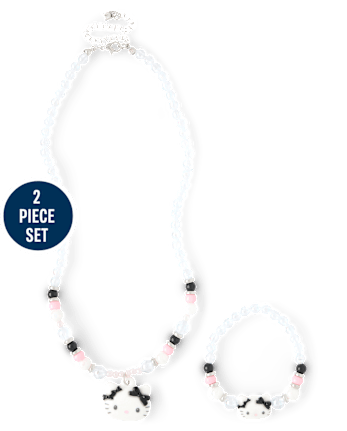 Girls Hello KittyÂ® 2-Piece Jewelry Set