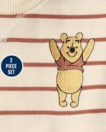 Baby Winnie The Pooh™ Striped 2-Piece Playwear Set