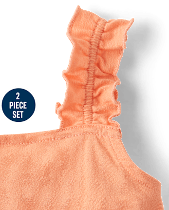 Toddler Girls Embroidered Eyelet 2-Piece Outfit Set