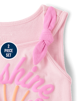 Toddler Girls Sunshine 2-Piece Outfit Set