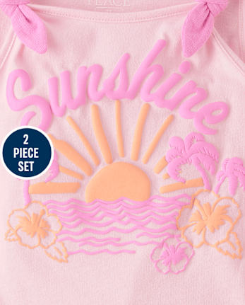 Toddler Girls Sunshine 2-Piece Outfit Set