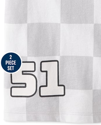 Baby And Toddler Boys Racecar 2-Piece Outfit Set