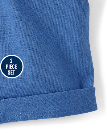 Baby Boys Shark 2-Piece Playwear Set