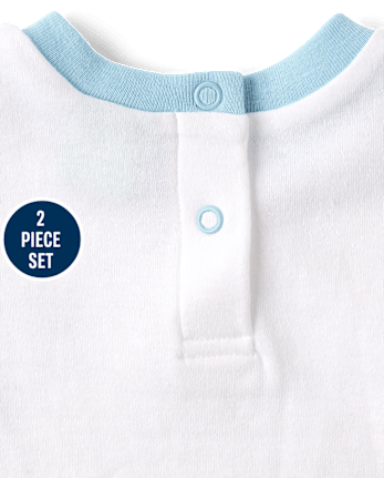 Baby Boys Mickey Mouseâ¢ 2-Piece Playwear Set