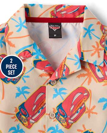 Toddler Boys Lightning McQueenâ¢ 2-Piece Outfit Set
