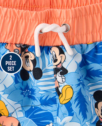 Toddler Boys Mickey Mouseâ¢ Rashguard Swimsuit