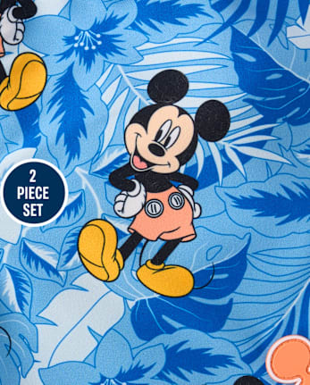 Toddler Boys Mickey Mouseâ¢ Rashguard Swimsuit