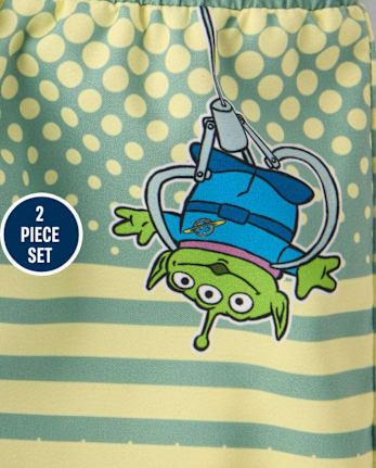 Toddler Boys Toy Story™ Rashguard Swimsuit