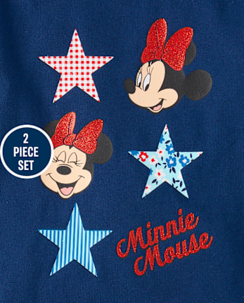 Toddler Girls Minnie Mouse™ Americana 2-Piece Outfit Set