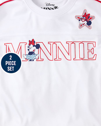 Girls Minnie Mouse™ Americana 2-Piece Outfit Set